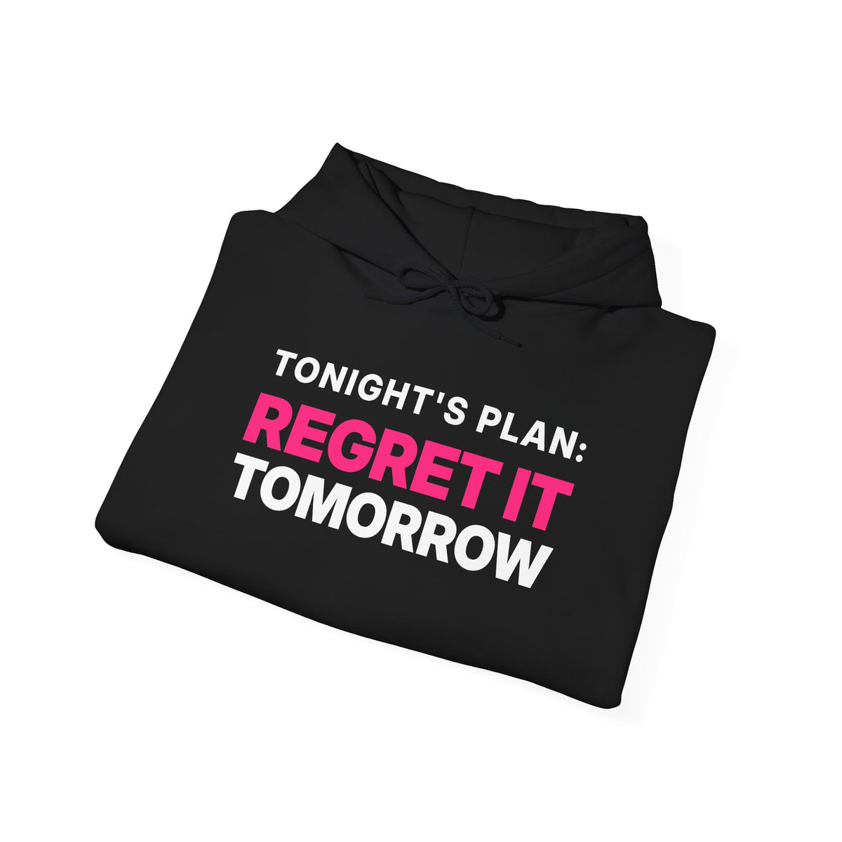 Tonight's Plan: Regret It Tomorrow Hoodie
